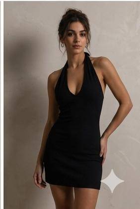 Verve Halter Mini Dress
