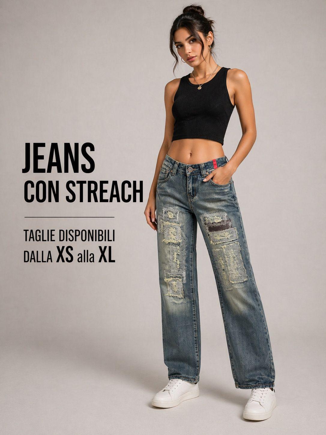 Distressed Y2K Denim